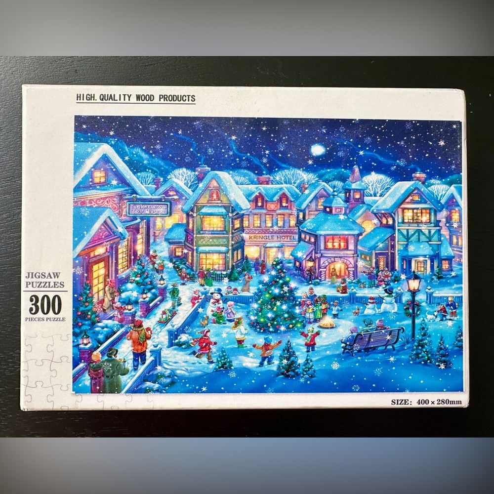 Christmas Village Puzzle - 300 pieces - wood